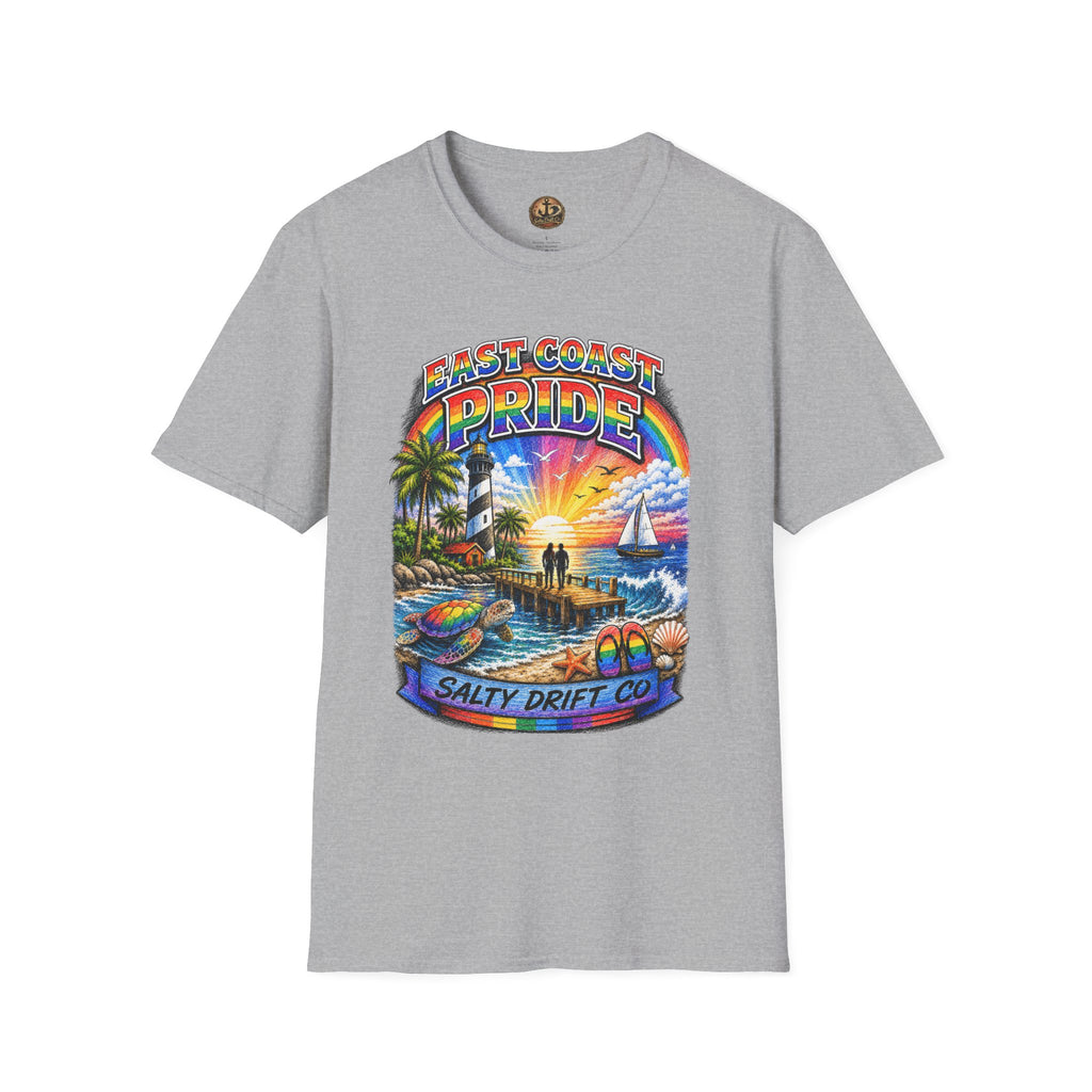 East Coast Pride T-Shirt — Palm Coast Florida Sunset Tee